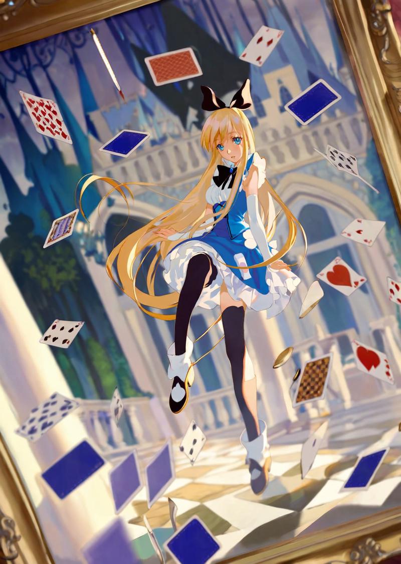 00592-3276403709-by reiko, by oda non_1 girl, alice _(alice in wonderland_), _Alice in Wonderland, blonde straight hair serious stocking sit whil.png